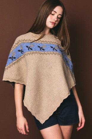 Fair Isle Pancho