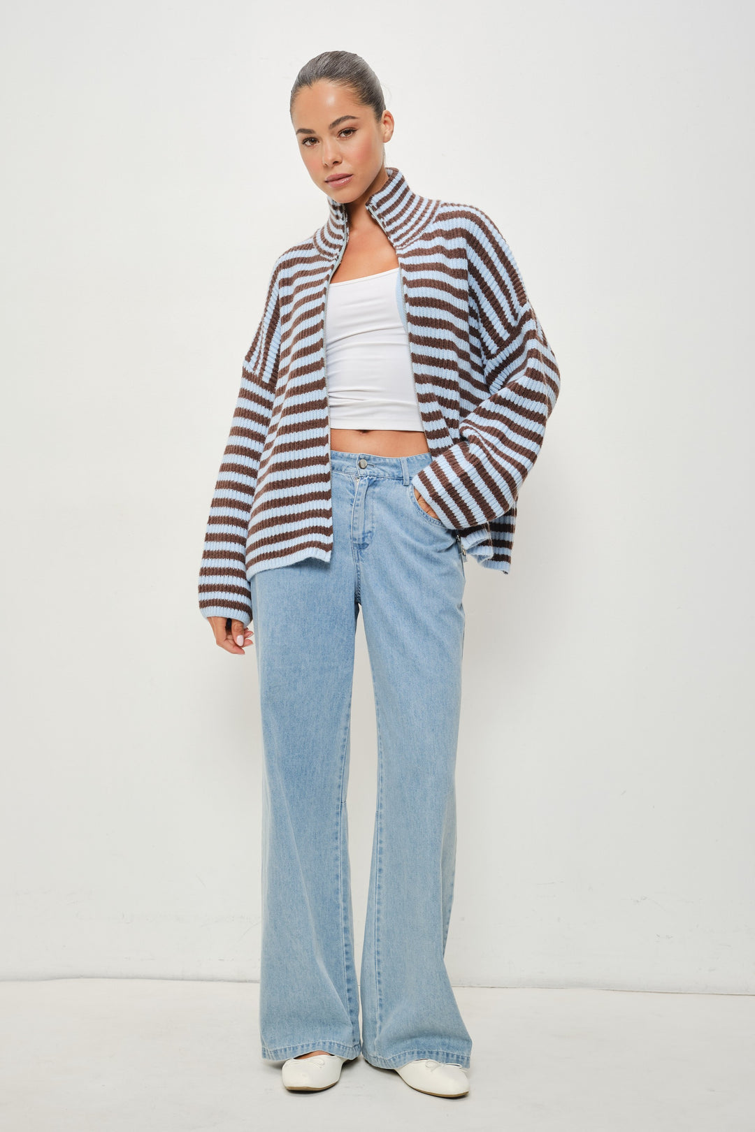 Zane Mock Neck Jacket