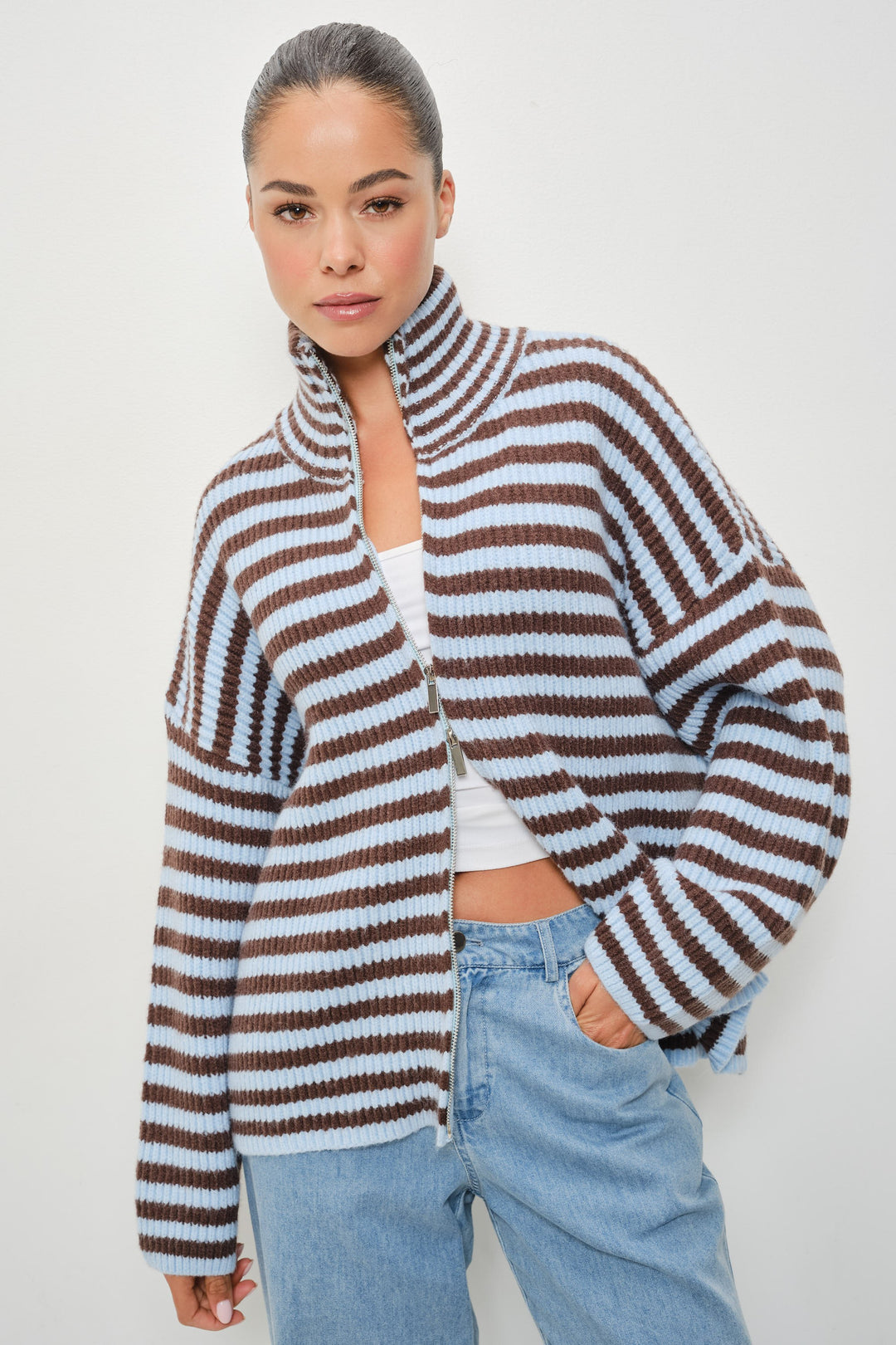 Zane Mock Neck Jacket