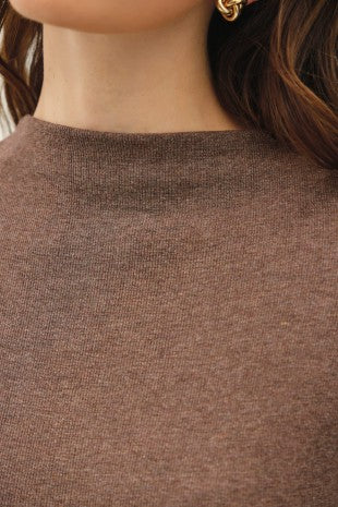 Mock-neck Long Sleeve