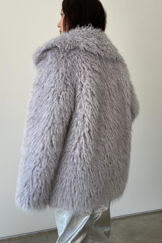 Karl Vegan Fur Coat