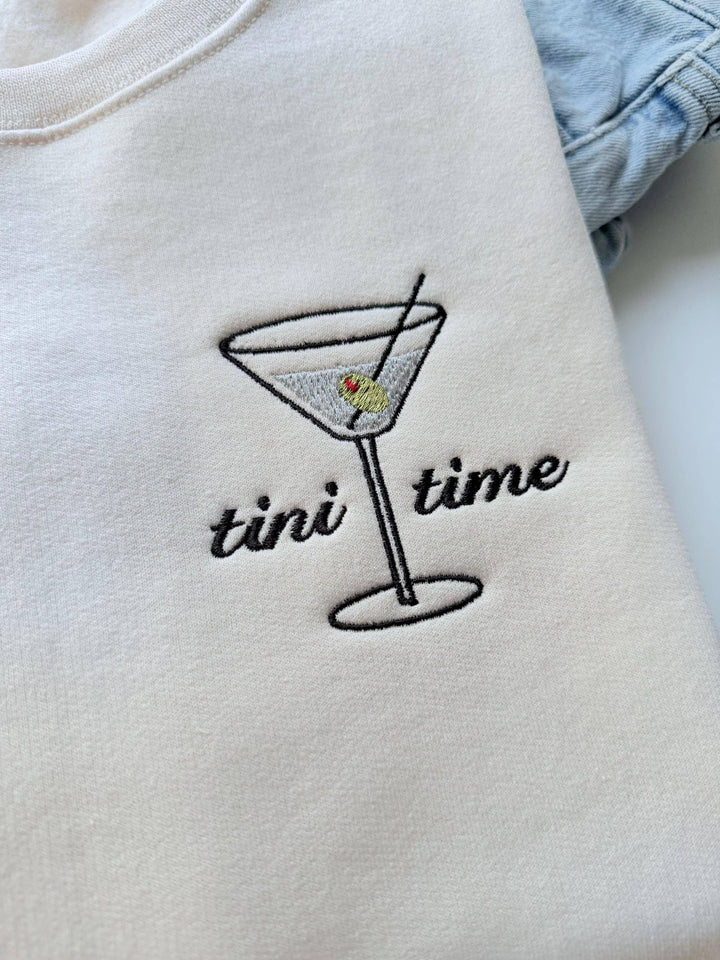 Embroidered Dirty Martini Sweatshirt