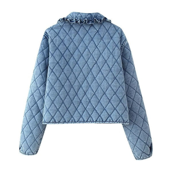 Quilted Denim Jacket
