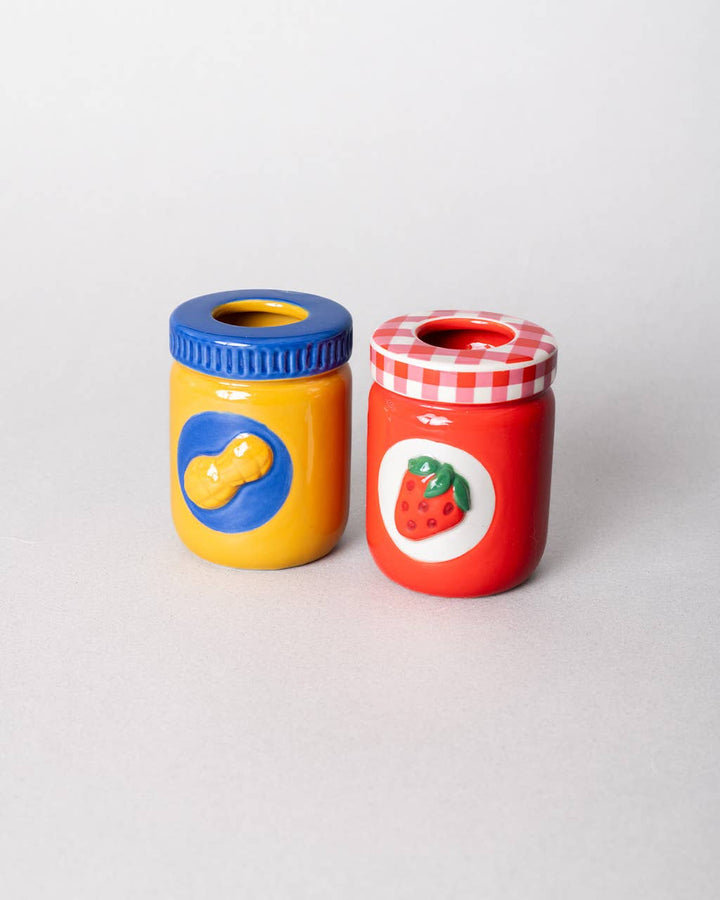 PB&J candle holders