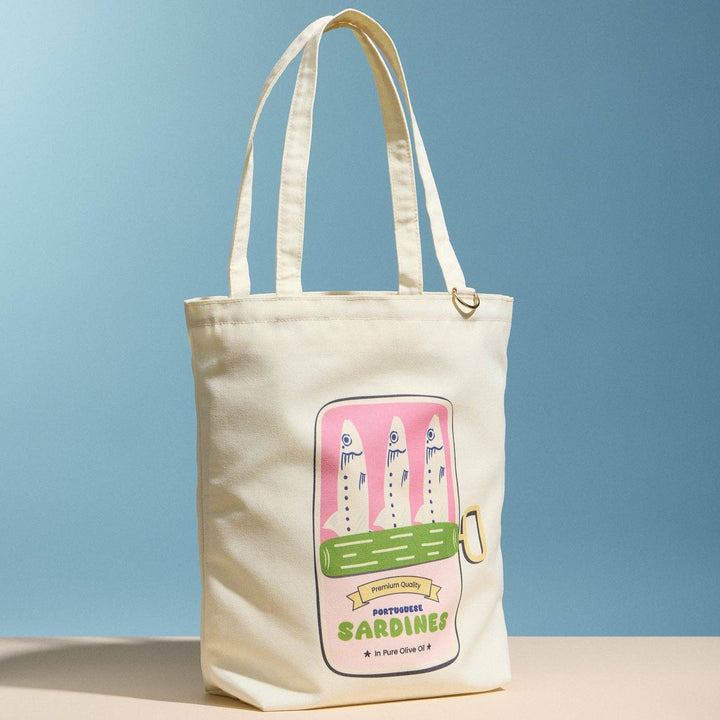 Sardines Canvas Tote Bag