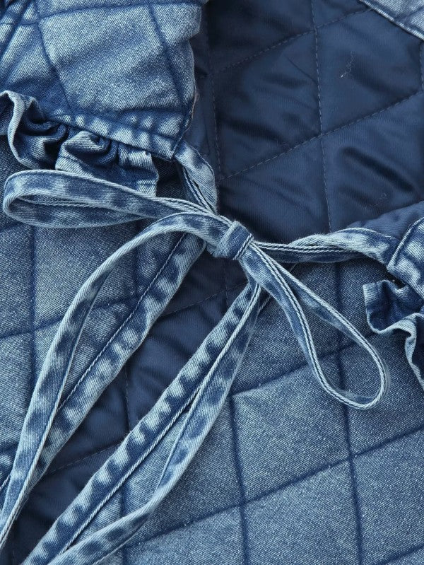 Quilted Denim Jacket
