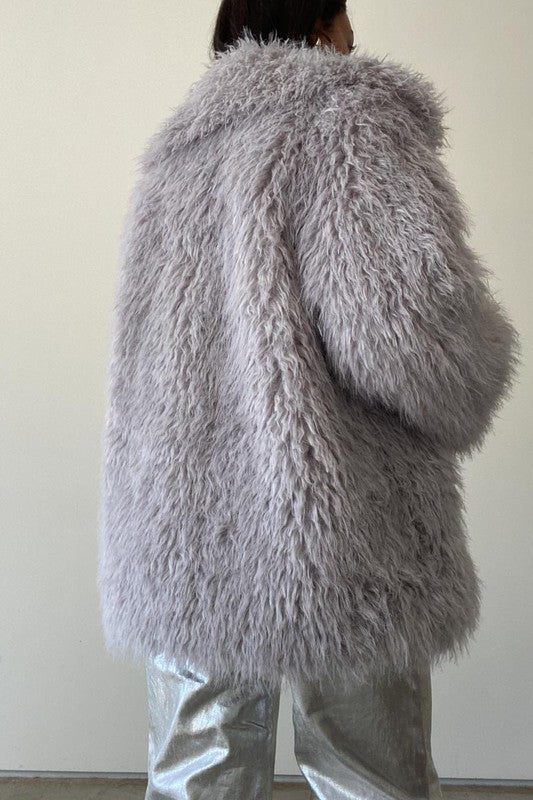 Karl Vegan Fur Coat