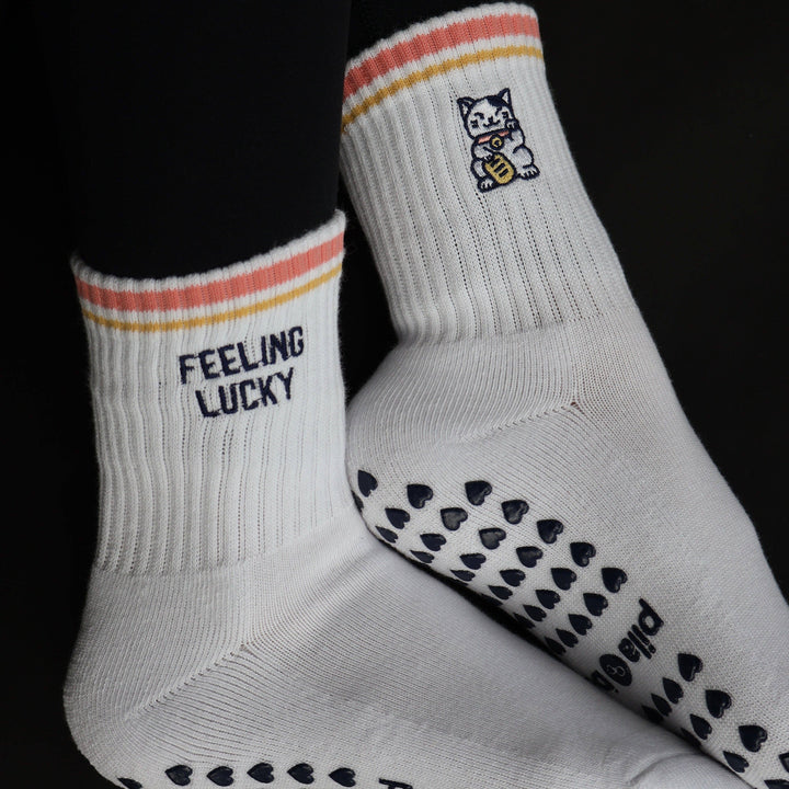 Feeling Lucky Grip Socks
