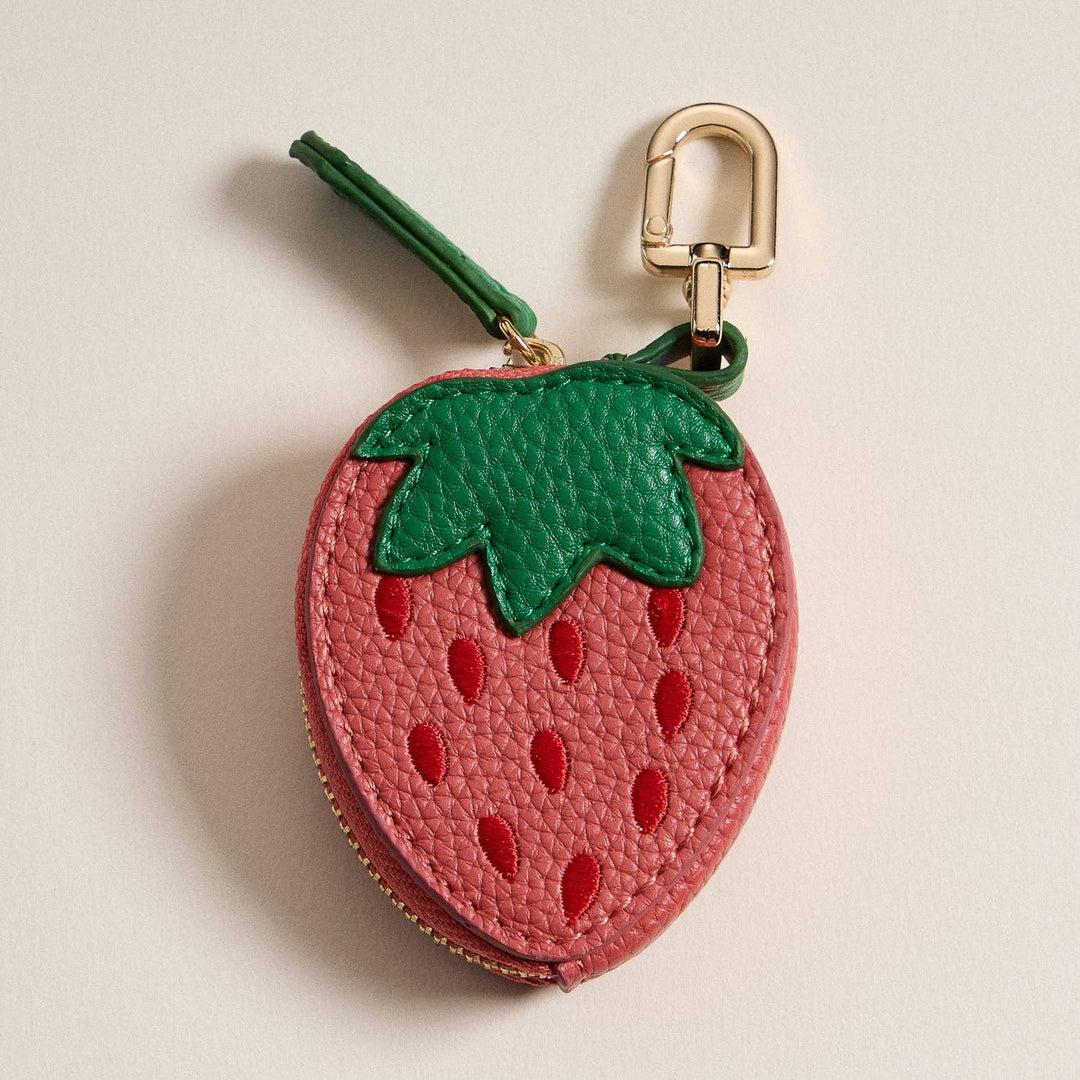 Strawberry Leather Charm