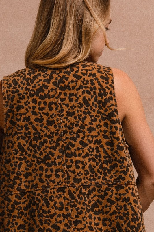 Leopard Vest