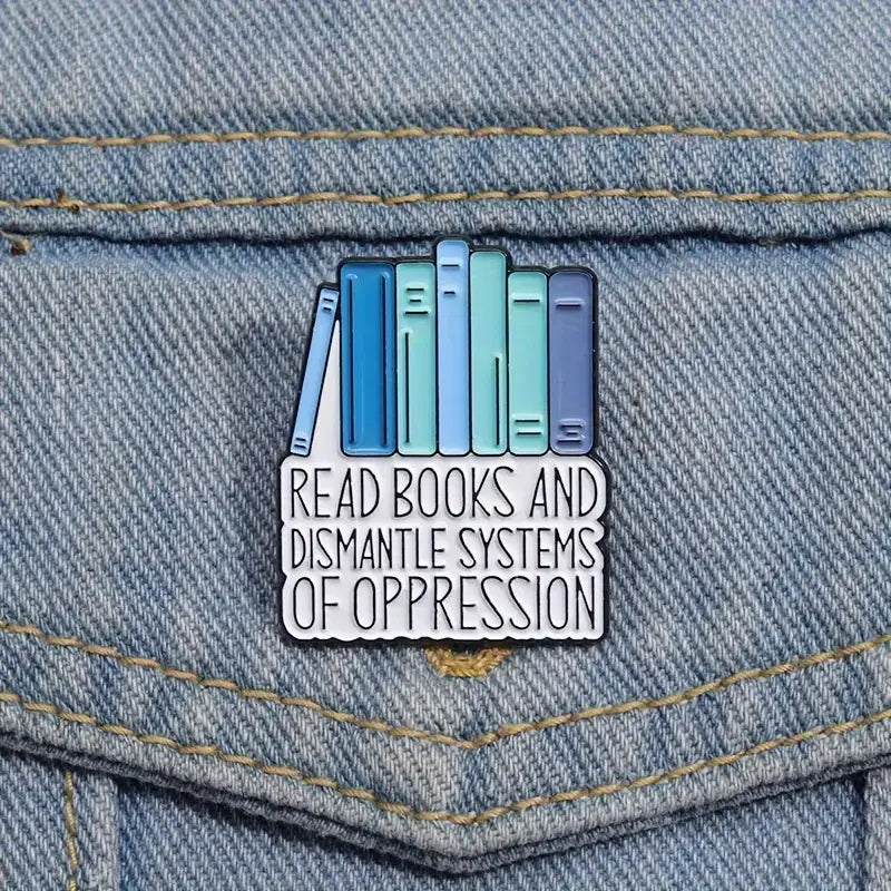"Read Books" Enamel Pin