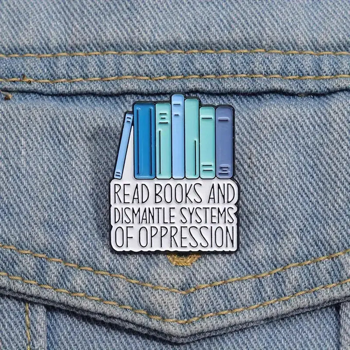 "Read Books" Enamel Pin