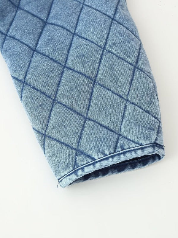 Quilted Denim Jacket