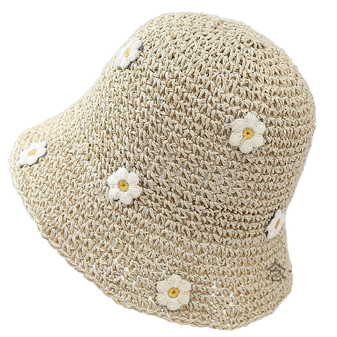 Flower crochet pattern bucket fisherman Hat