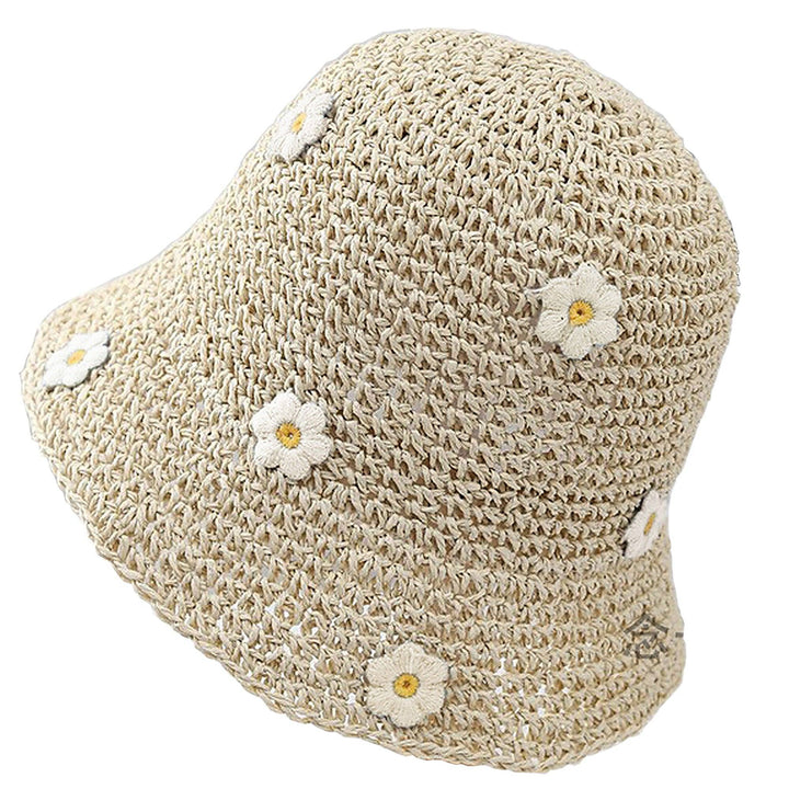 Flower crochet pattern bucket fisherman Hat