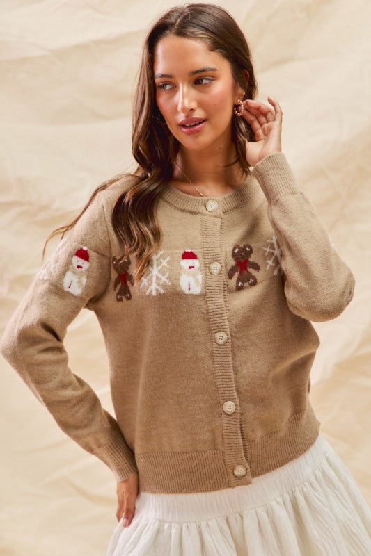 Winter Snow Cardigan