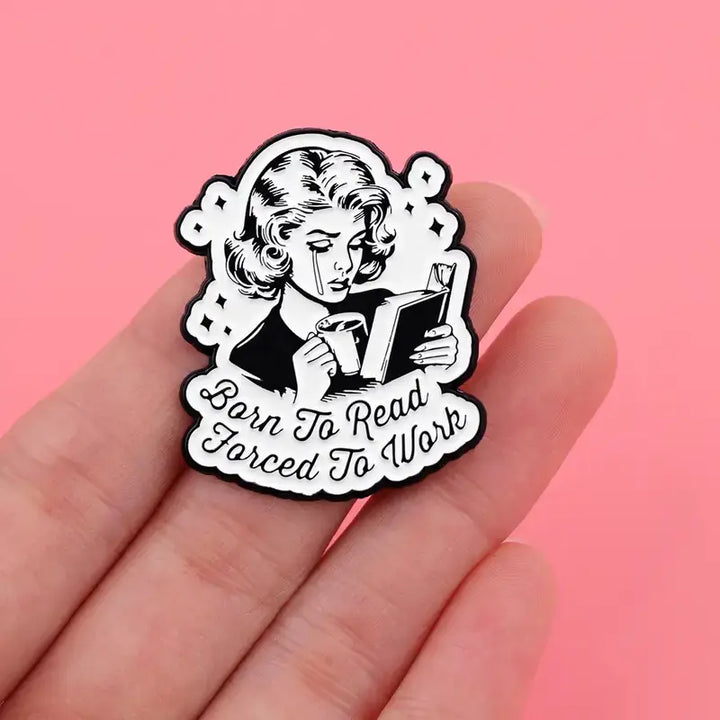 Born to Read Pin