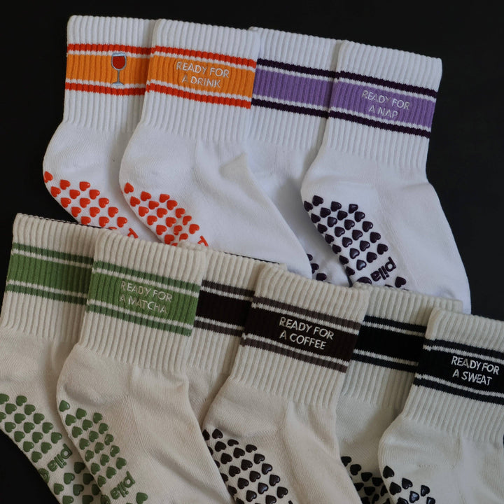 Ready for a Drink Grip Socks