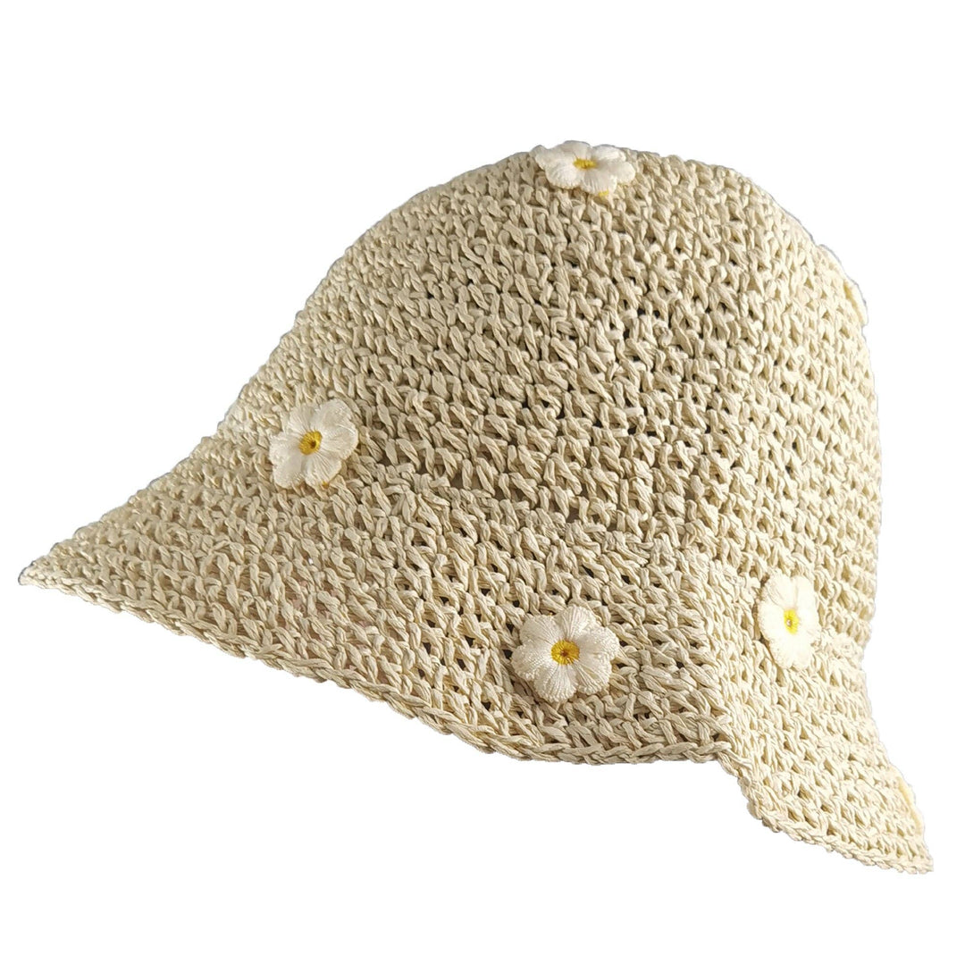 Flower crochet pattern bucket fisherman Hat