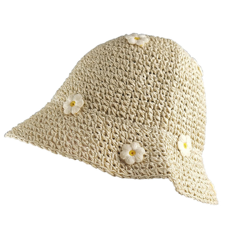 Flower crochet pattern bucket fisherman Hat