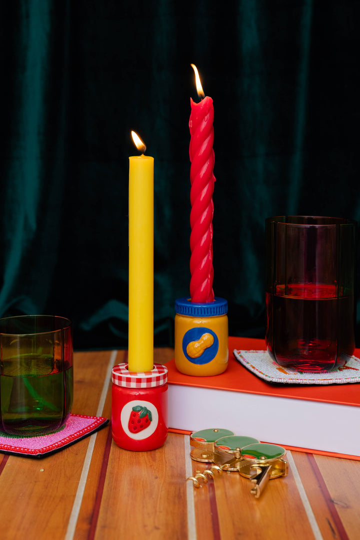 PB&J candle holders