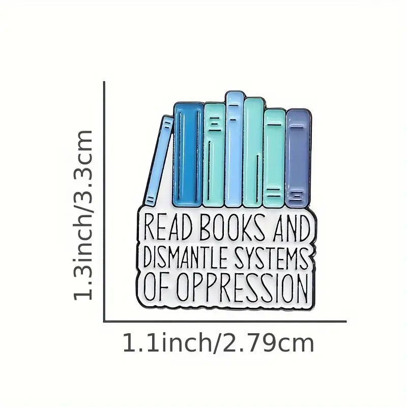 "Read Books" Enamel Pin