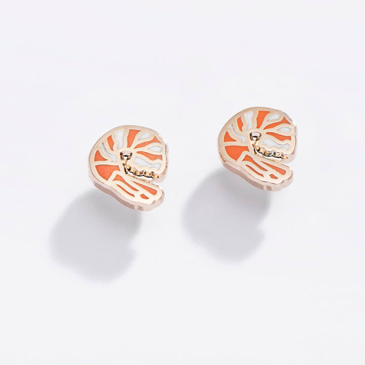 18K Gold-Plated Shrimp Studs