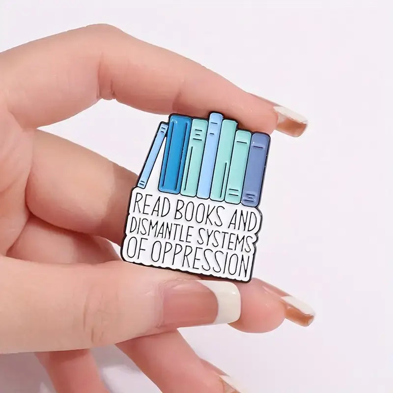 "Read Books" Enamel Pin