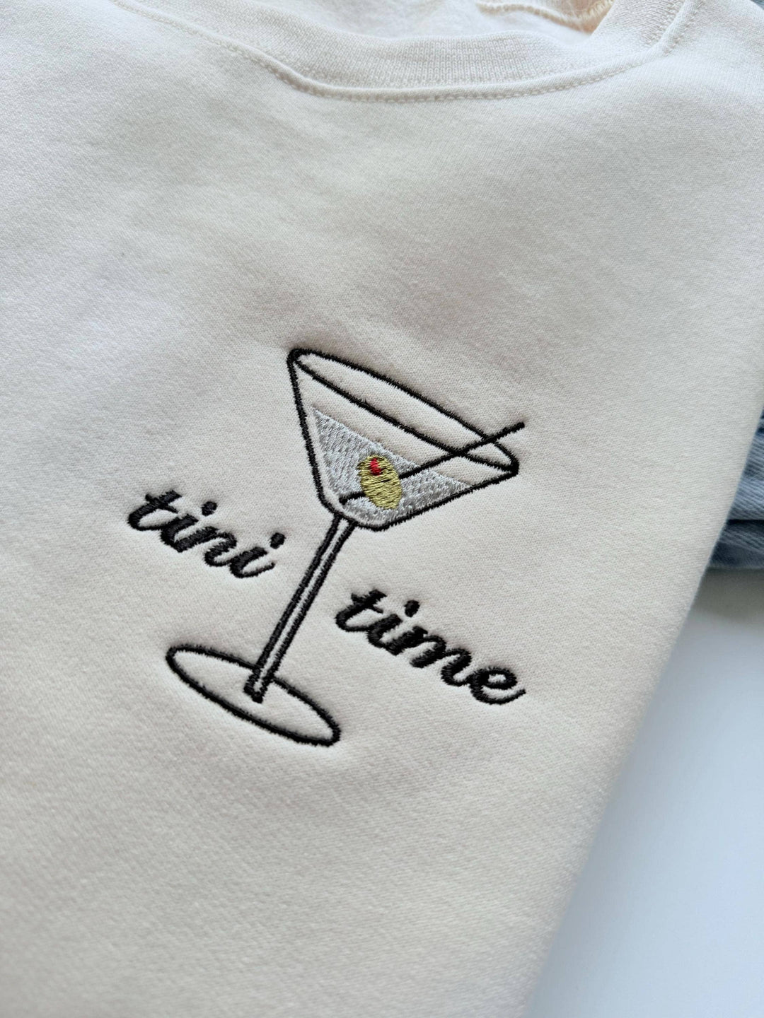 Embroidered Dirty Martini Sweatshirt