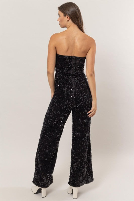 Ayden Sequin Jumpsuit