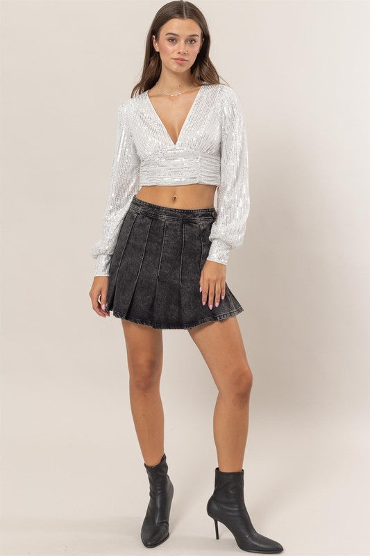 Brixton Sequin Blouse