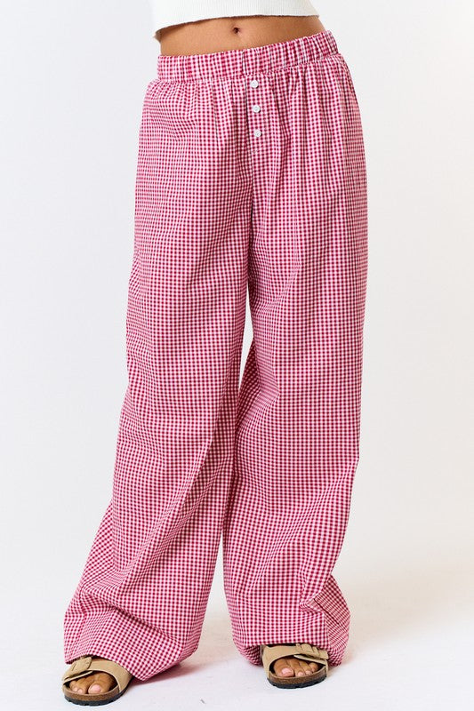 Gingham Lounge Pant