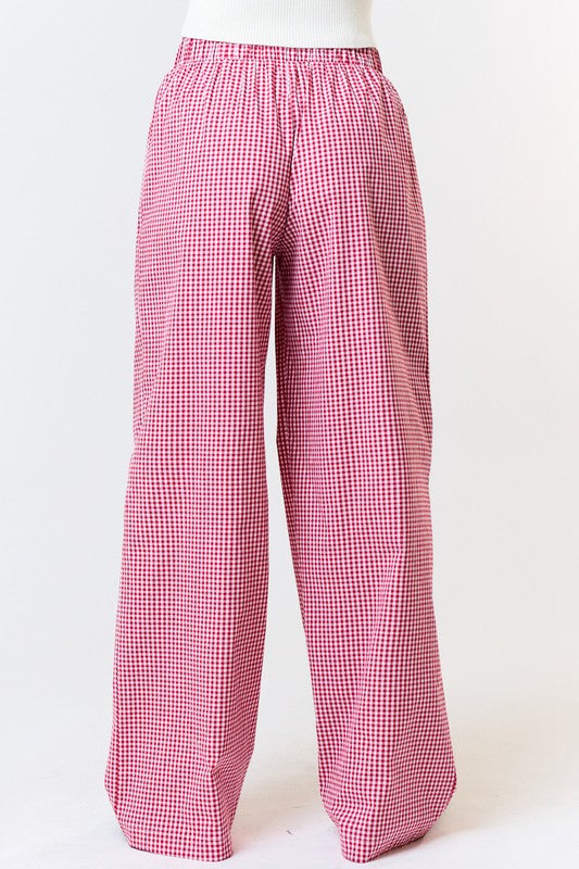 Gingham Lounge Pant