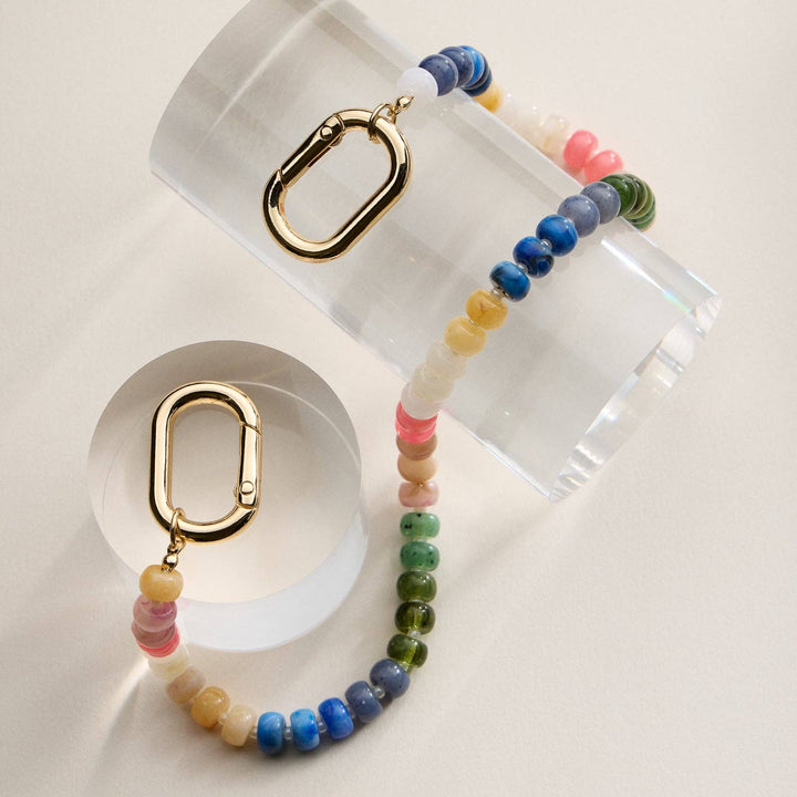Colorful Beaded Bag Chain