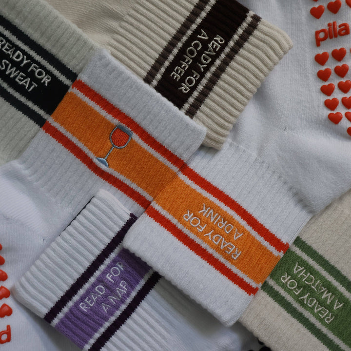 Ready for a Drink Grip Socks