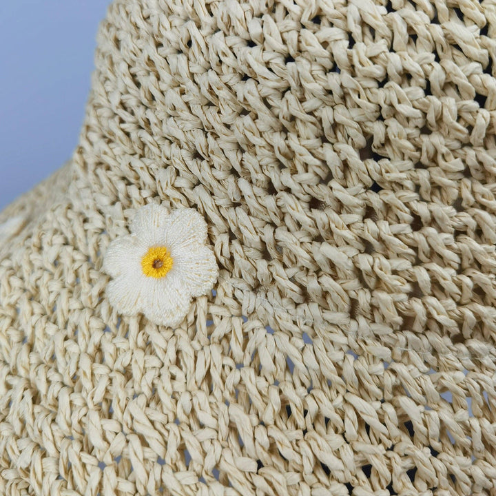 Flower crochet pattern bucket fisherman Hat