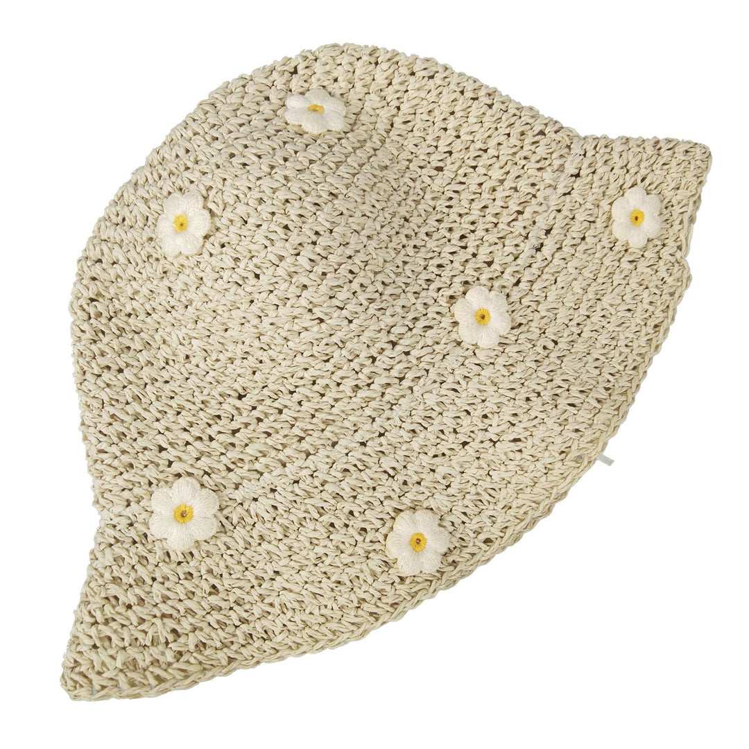 Flower crochet pattern bucket fisherman Hat