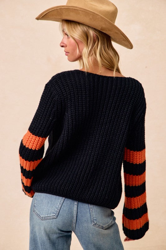 Jack-O-Lantern Cardigan