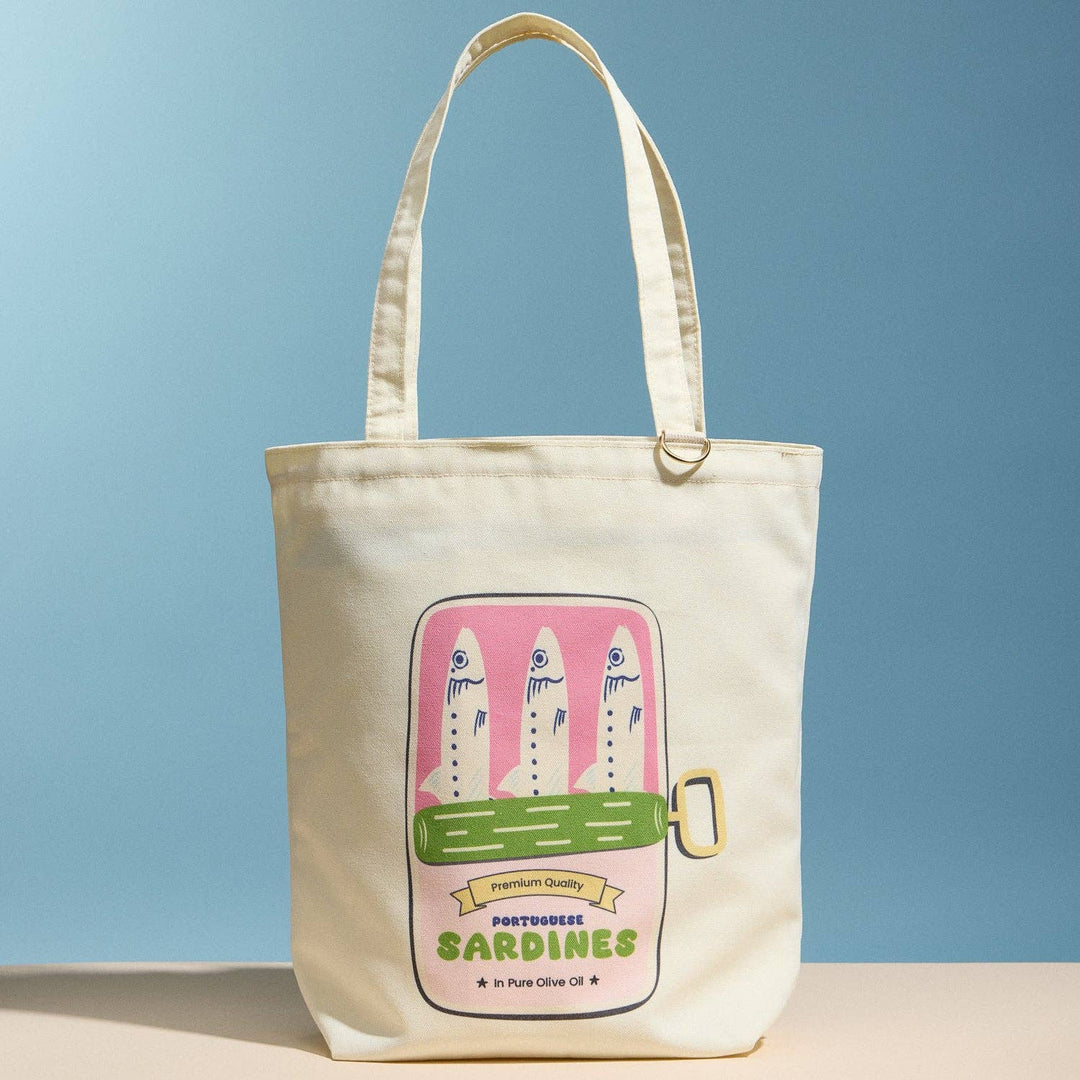 Sardines Canvas Tote Bag
