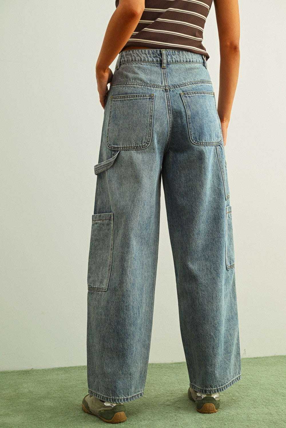 Lightwash Cargo Pants