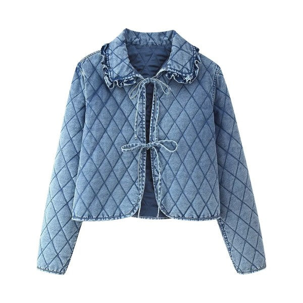 Quilted Denim Jacket