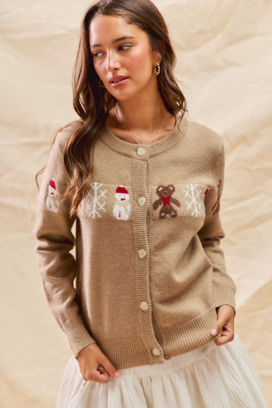 Winter Snow Cardigan