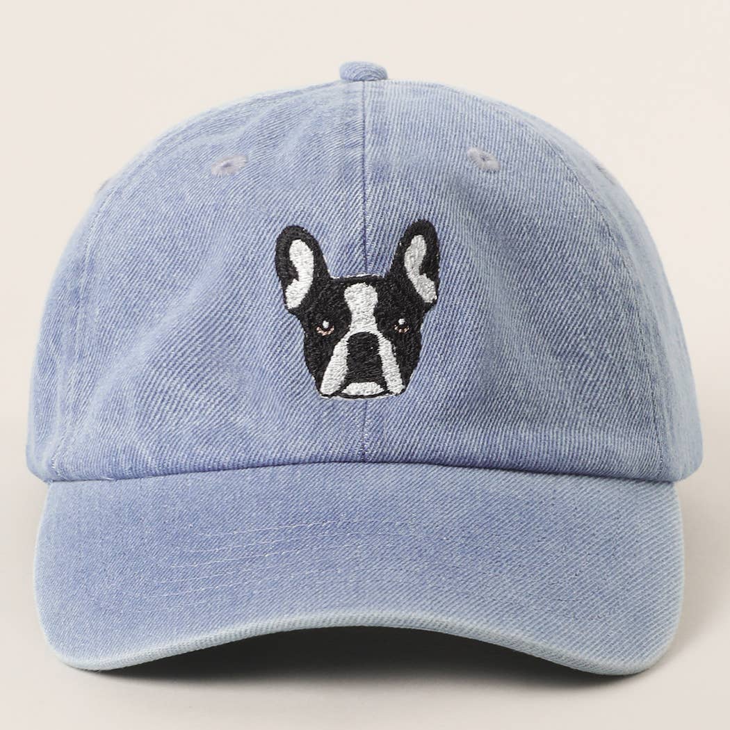 French Bulldog Embroidered Hat