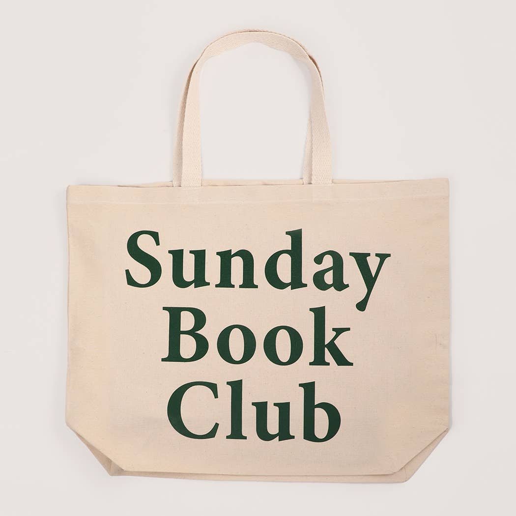 Sunday Book Club Tote