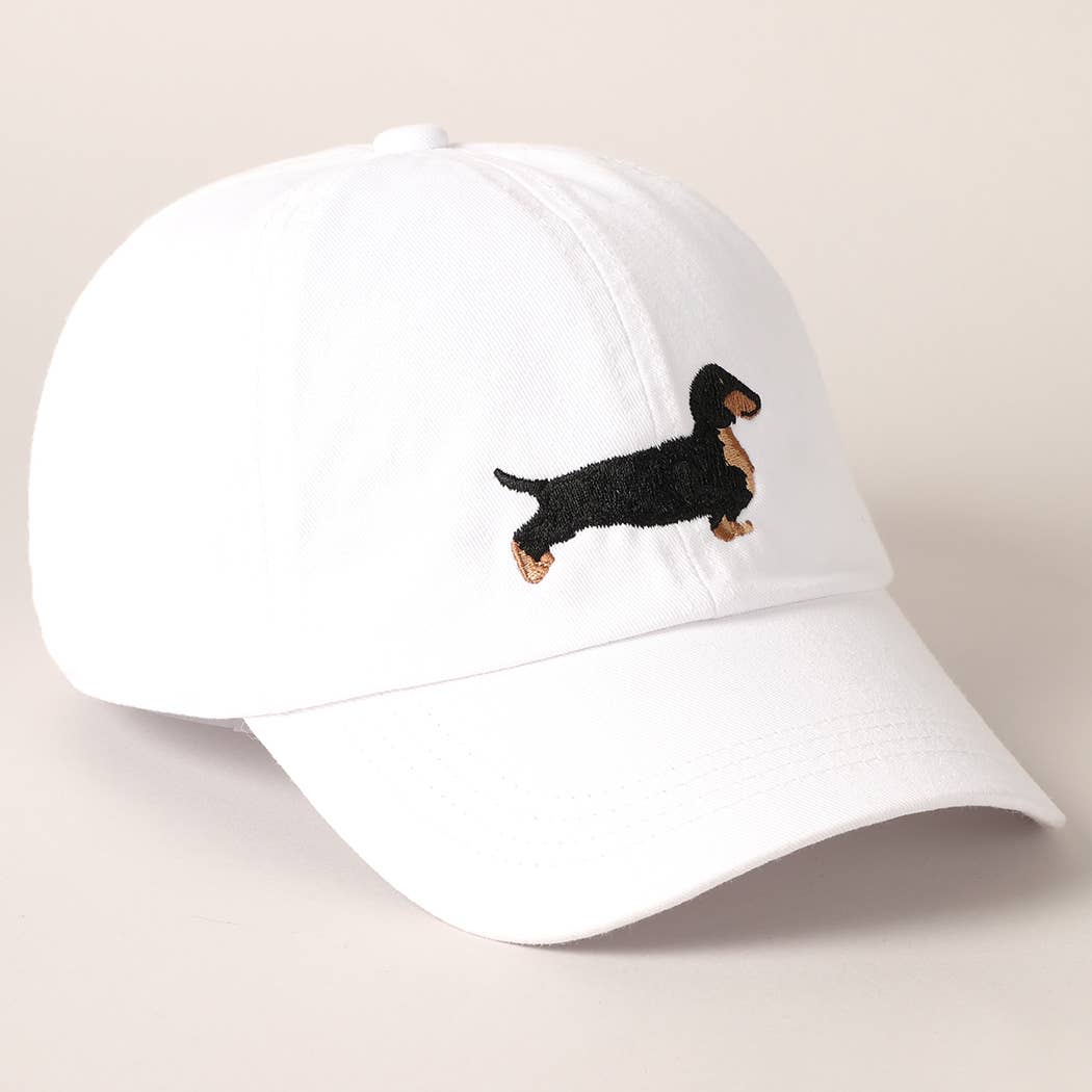 Dachshund Embroidered Hat
