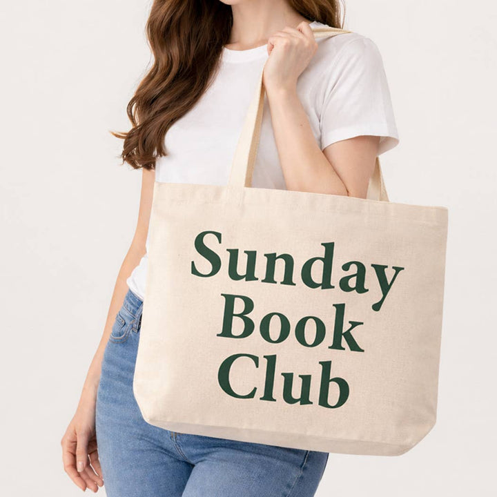 Sunday Book Club Tote