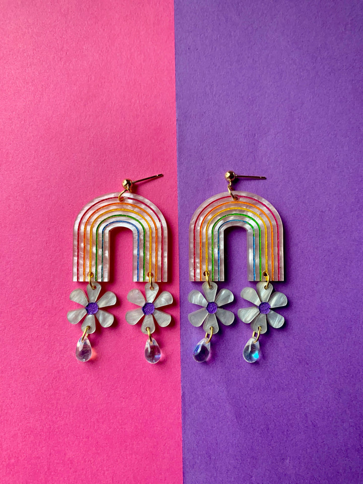 Rainbow Arch Dangle Earrings