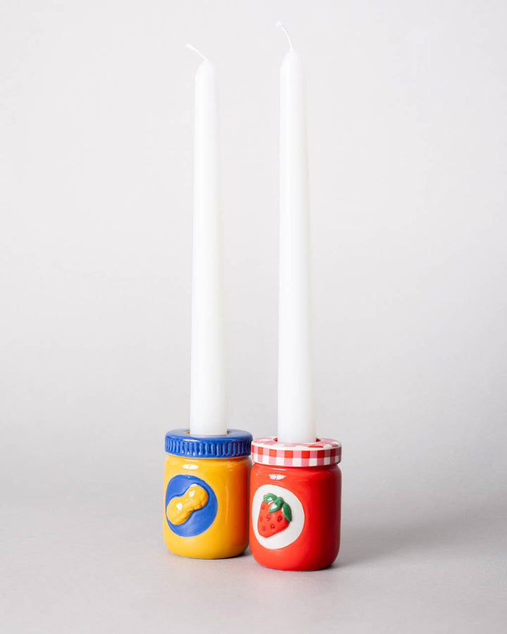 PB&J candle holders