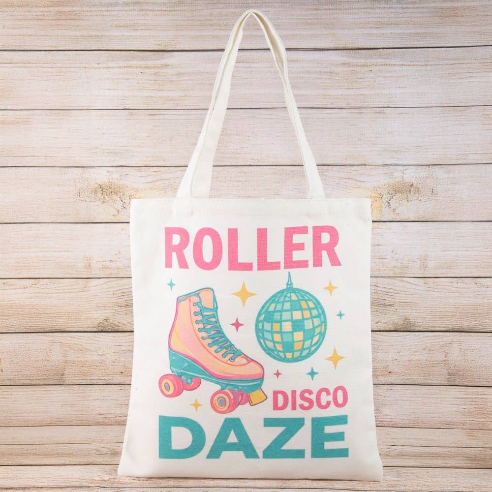 Roller Disco Daze Tote Bag