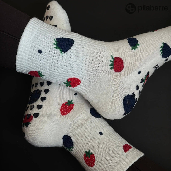 Berries & Cream Grip Socks